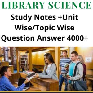 UGC NET Library Science Unit Wise mcq