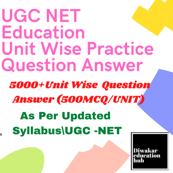 UGC NET Education Unit Wise MCQ