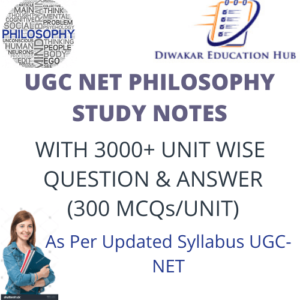 UGC NET Philosophy Study Notes in PDF