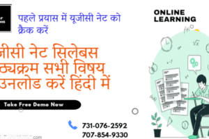 UGC NET Syllabus in Hindi