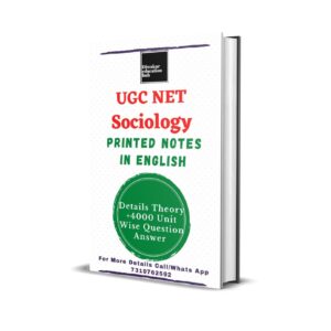 UGC NET Sociology Study Notes