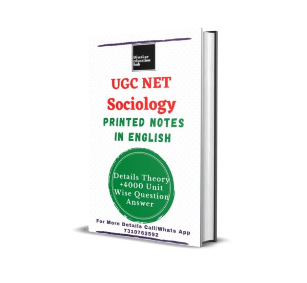 UGC NET Sociology Study Notes