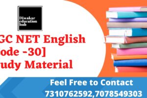 UGC NET English Study Notes