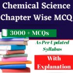 CSIR NET Chemical Science MCQ