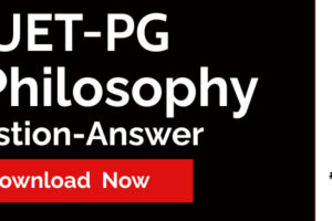 CUET-PG MA Philosophy Question Answer