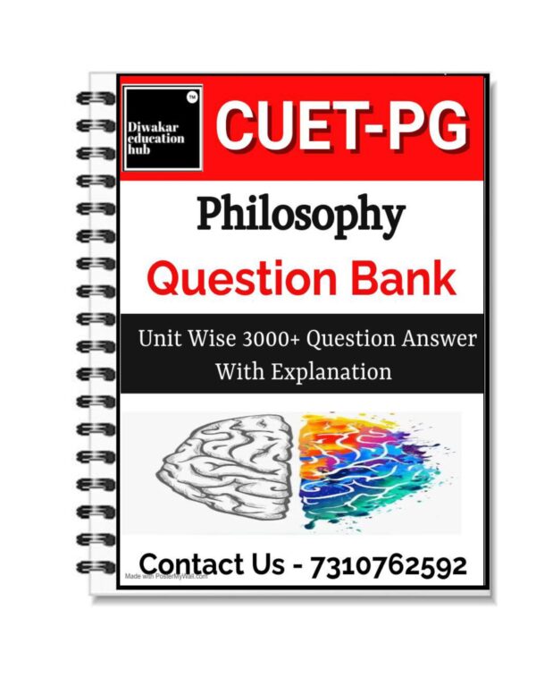 CUET PG Philosophy Question Answer Book