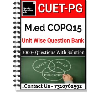 CUET PG M.ed Book