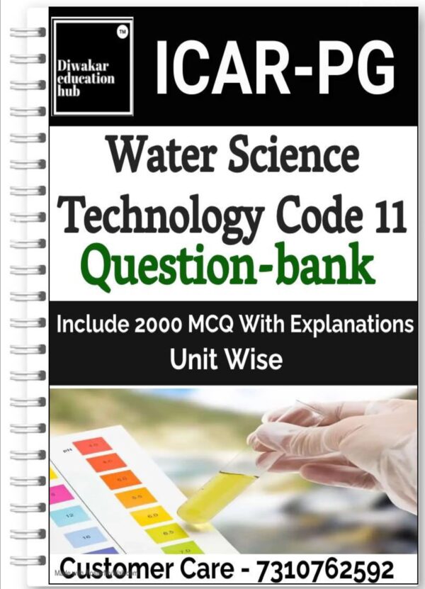 ICAR PG Water Science Technology