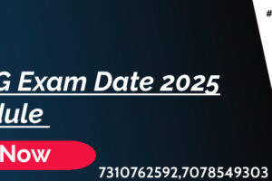 CUET PG Exam Date 2025