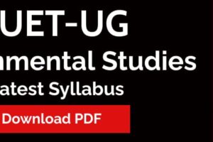 CUET UG Environmental Stduies Latest Syllabus